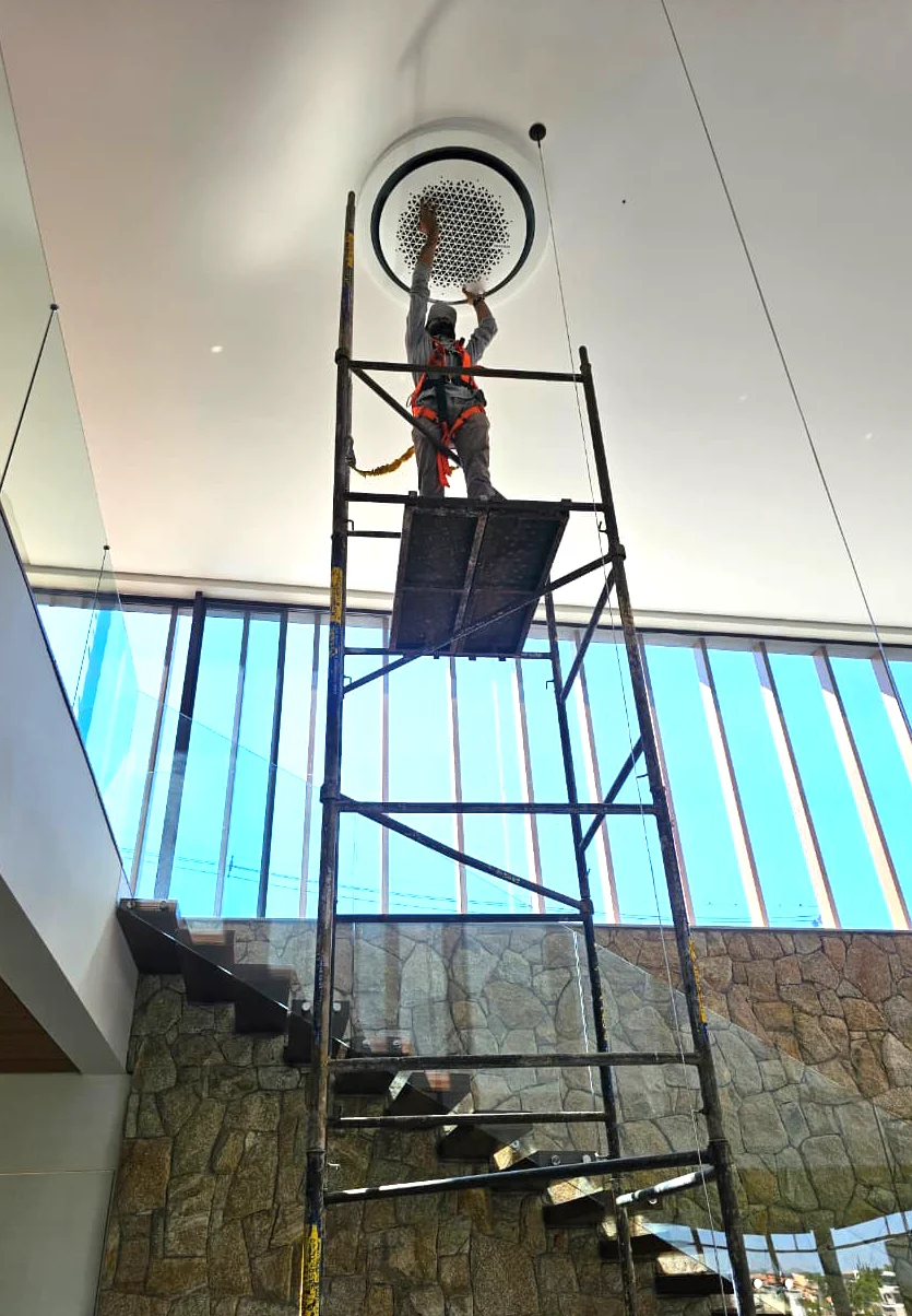 Obra executada pela Profort